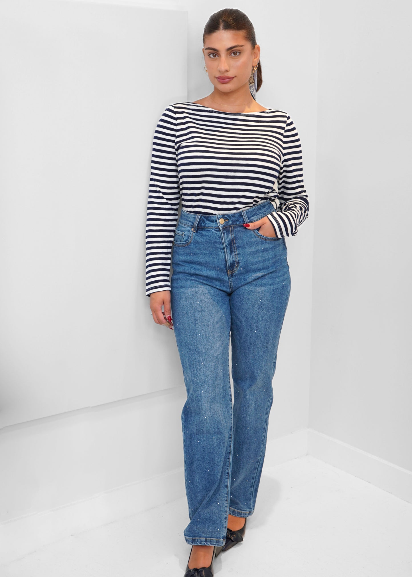 Yest - Bunny Striped Top - SALE