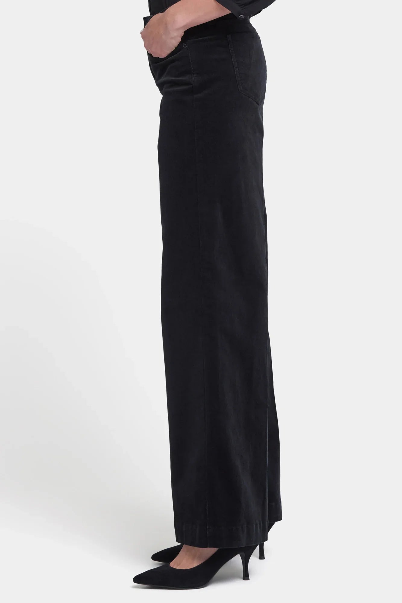 NYDJ - Teresa Wide Leg 1 1/2 Hem - Black