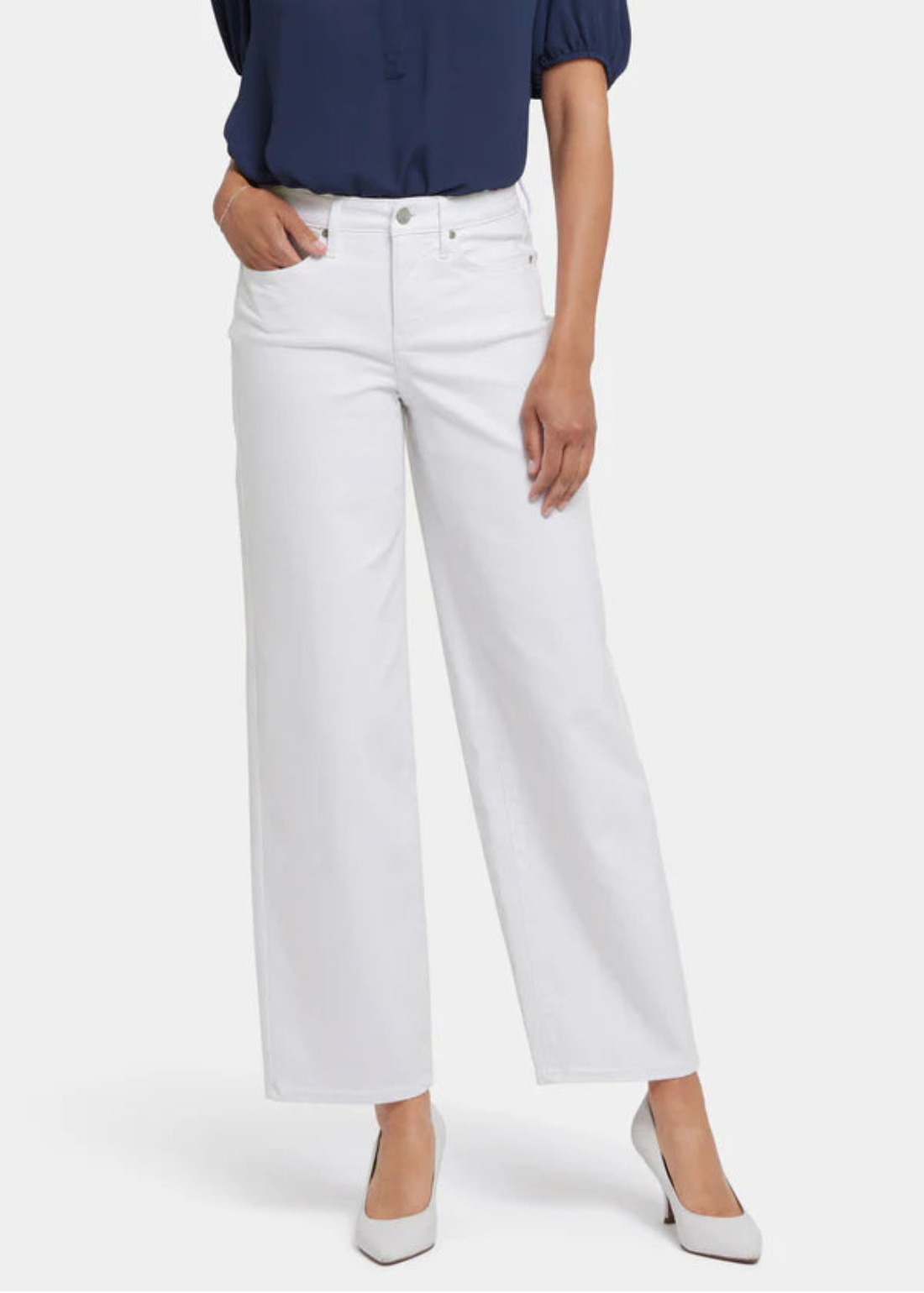 NYDJ - Jemma Barrel Jean - Optic White