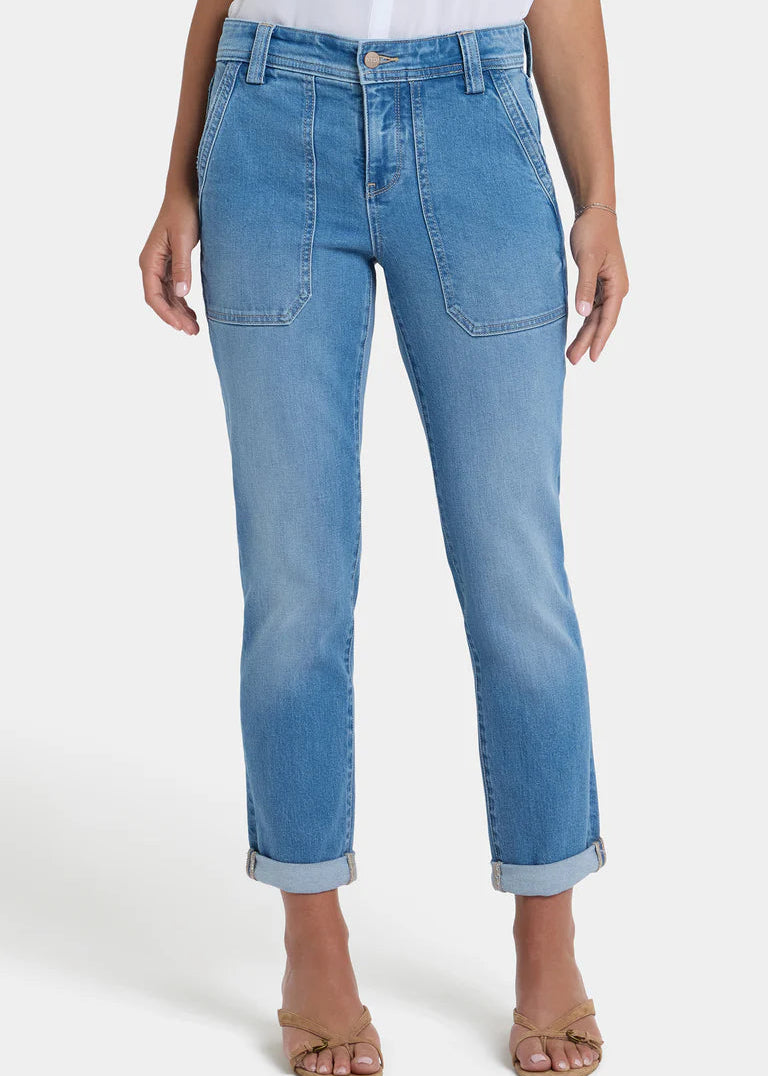 NYDJ - Margot Girlfriend Utility Jeans - Vista Lakes