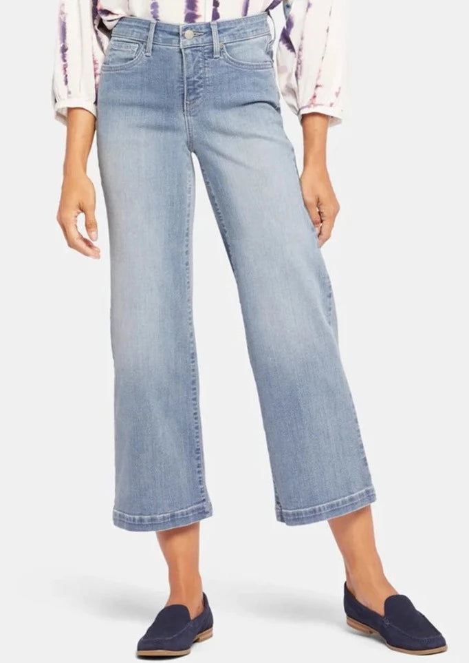 NYDJ - Teresa Wide Leg Ankle Jeans - Thistle Falls#N#– Shepherd's Fashions