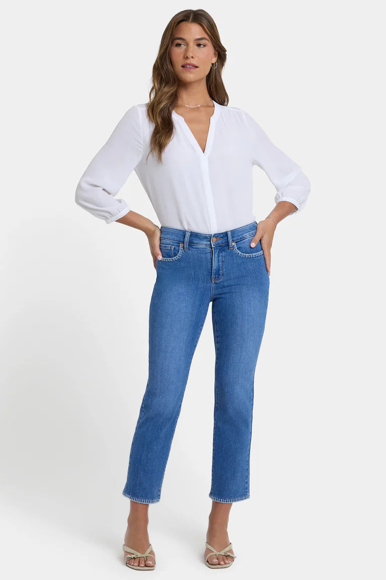 NYDJ - Jean Marilyn Ankle Stitch - Paradis bleu