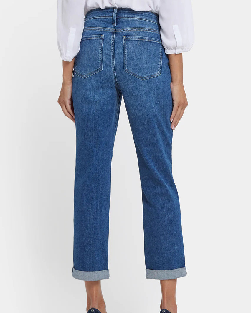 NYDJ - Margot Girlfriend Jeans - Opera Blue