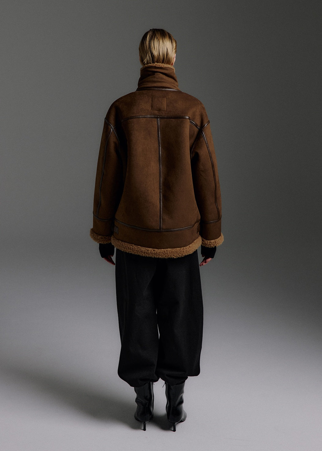 MoliOlli -  Velin Faux Suede Mustang Jacket