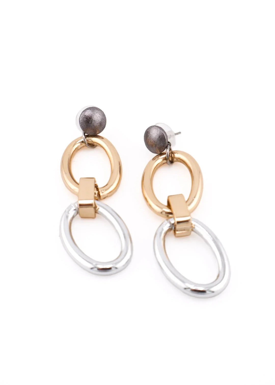 Design Fixation - Mixed Link Earrings