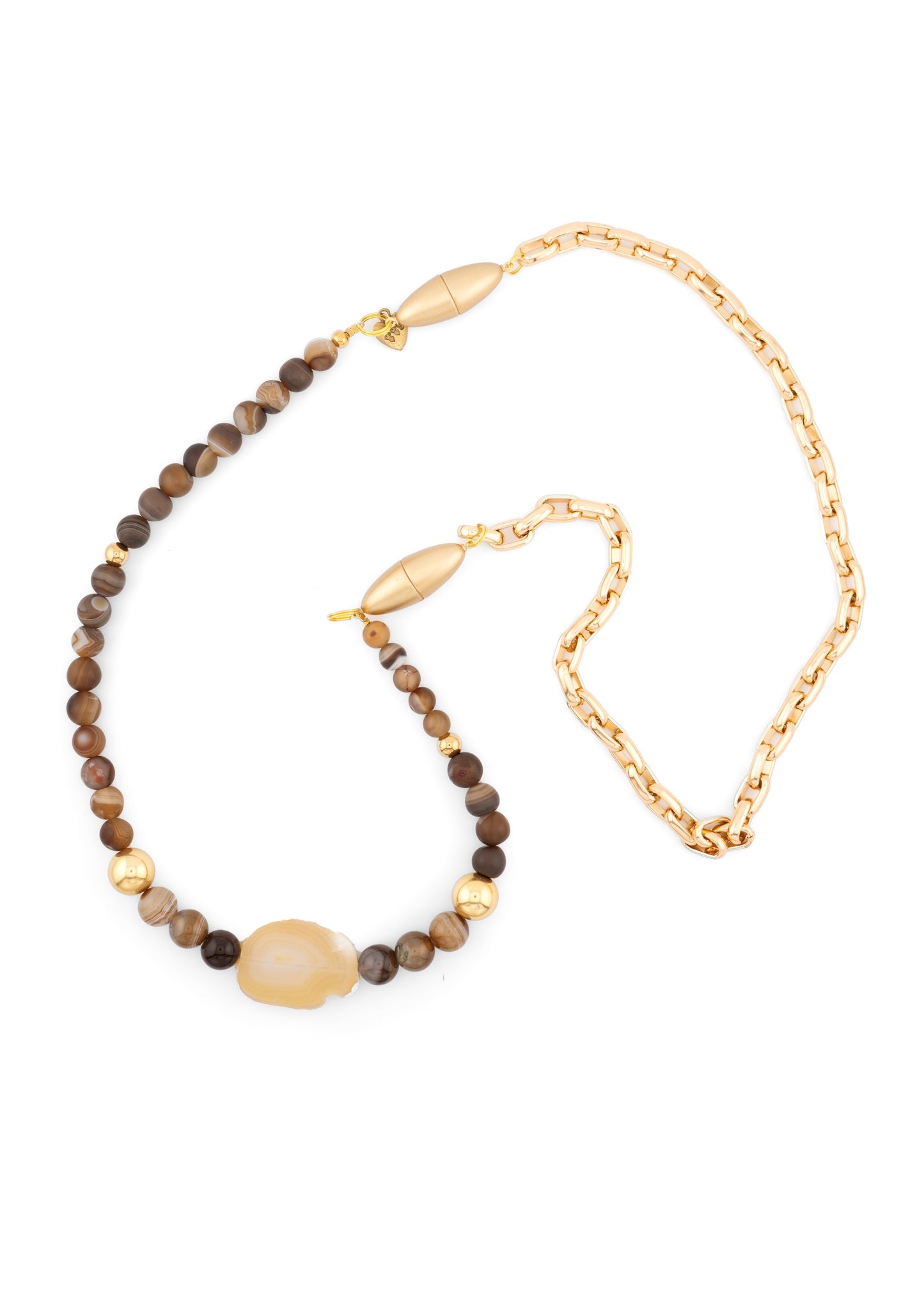 CCB - 2-IN-1 Brown Mix Necklace