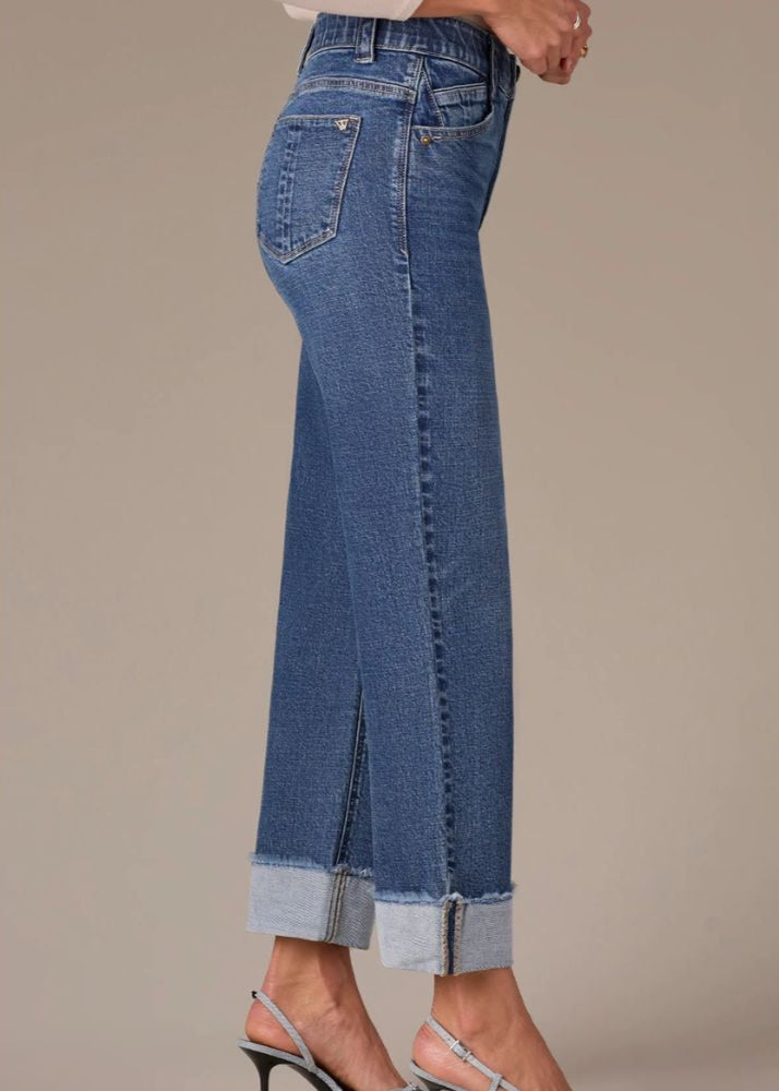 Wit & Wisdom - High Rise Clean Finish Fray Cuff Hem Boyfriend Jeans