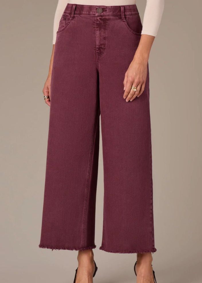 Wit & Wisdom - Skyrise Wyatt Fray Hem Wide Leg Boyfriend Jeans