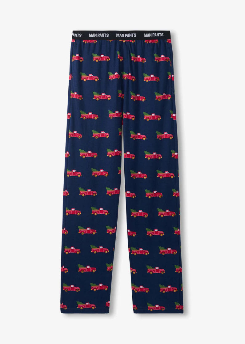 Little Blue House - Men's Pajama Pants - Red Vans