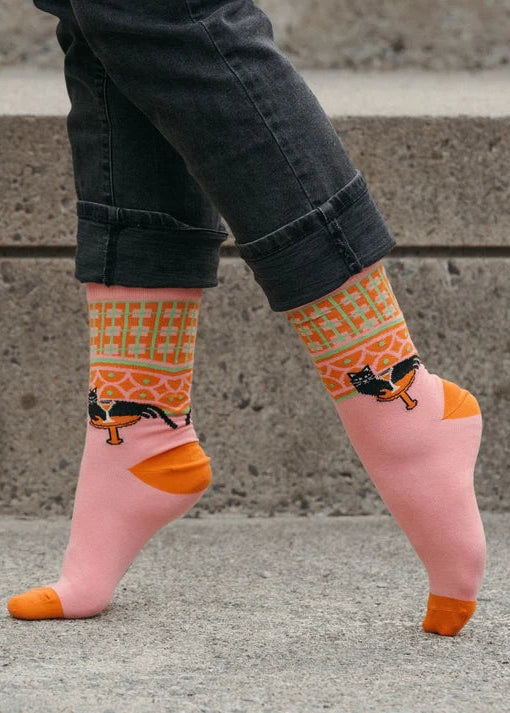 Pokoloko - Cocktail Cats Pima Socks