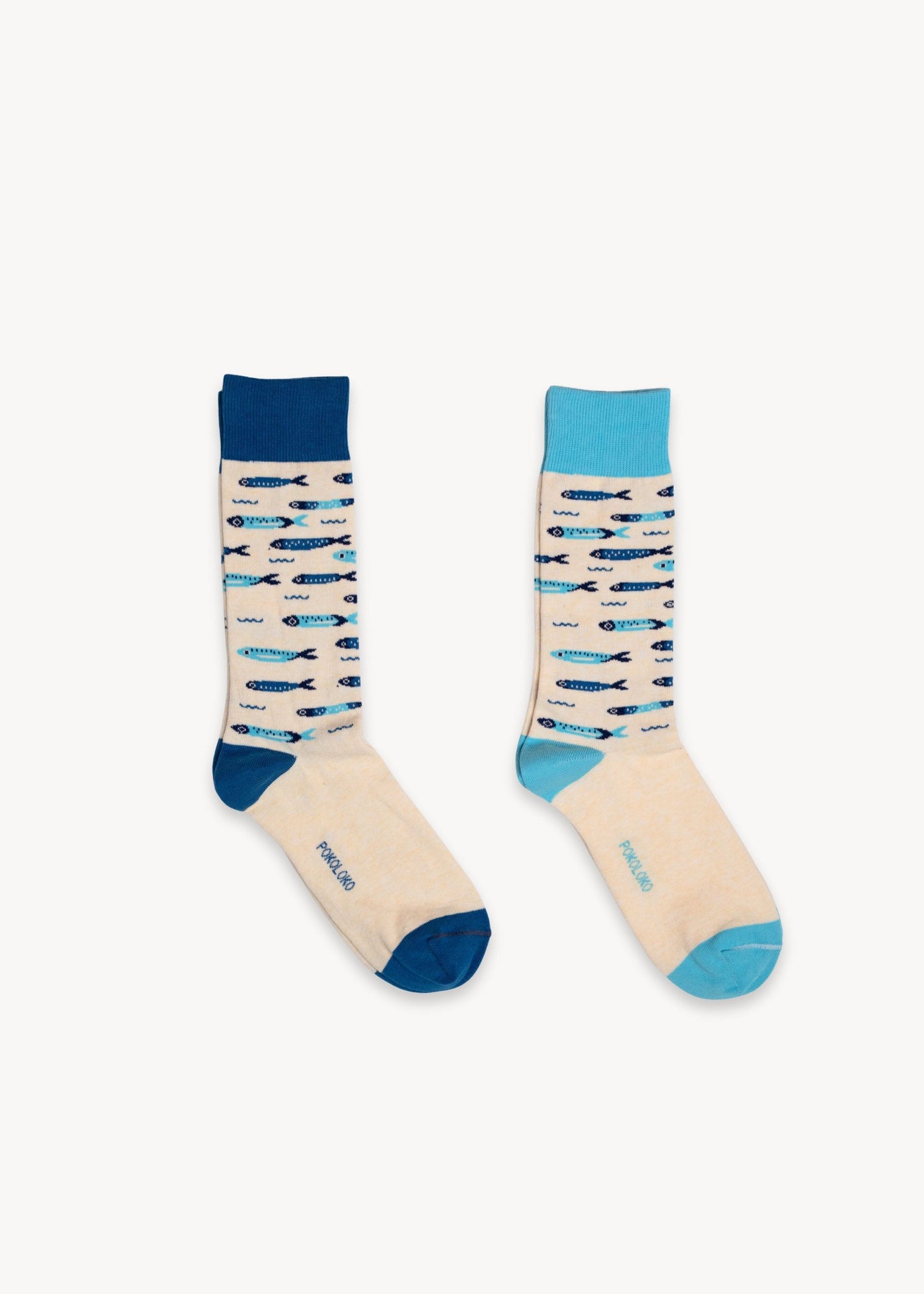 Pokoloko - Sardines Pima Socks - Pack of 2