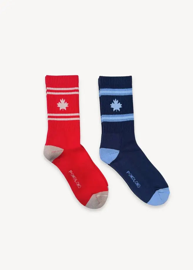 Pokoloko - Canadian Varsity Pima Socks - 2 Pairs
