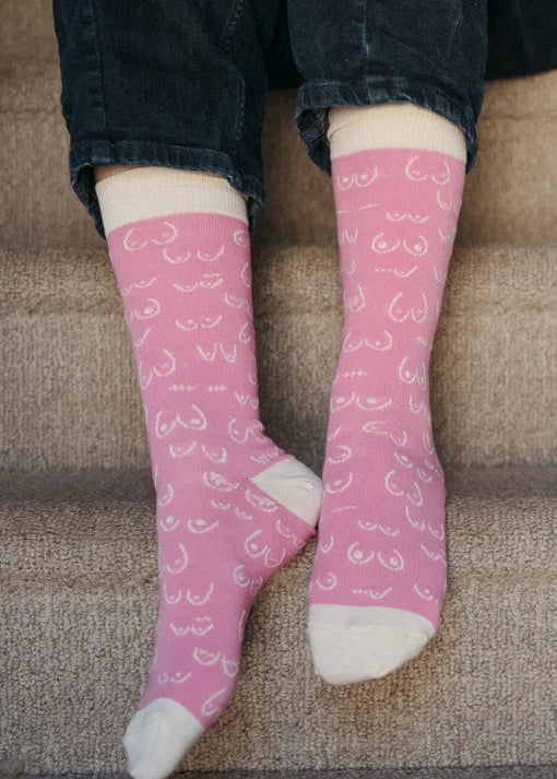 Pokoloko - Breast Cancer Awareness Pima Socks - 2 pairs
