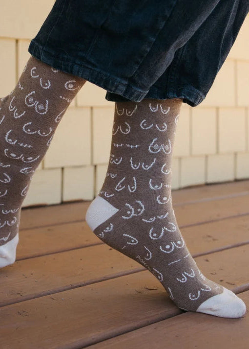 Pokoloko - Breast Cancer Awareness Pima Socks - 2 pairs