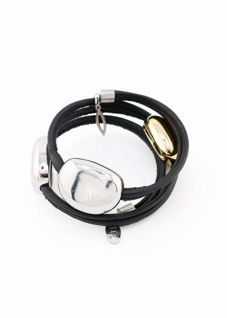 Design Fixation - Pebble Coil Statement Bracelet