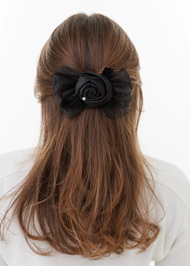 Limlim - Rose with Crystal Barrette