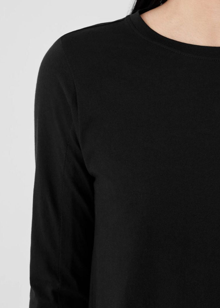 Eileen Fisher - Organic Cotton Jersey Long-Sleeve Tee