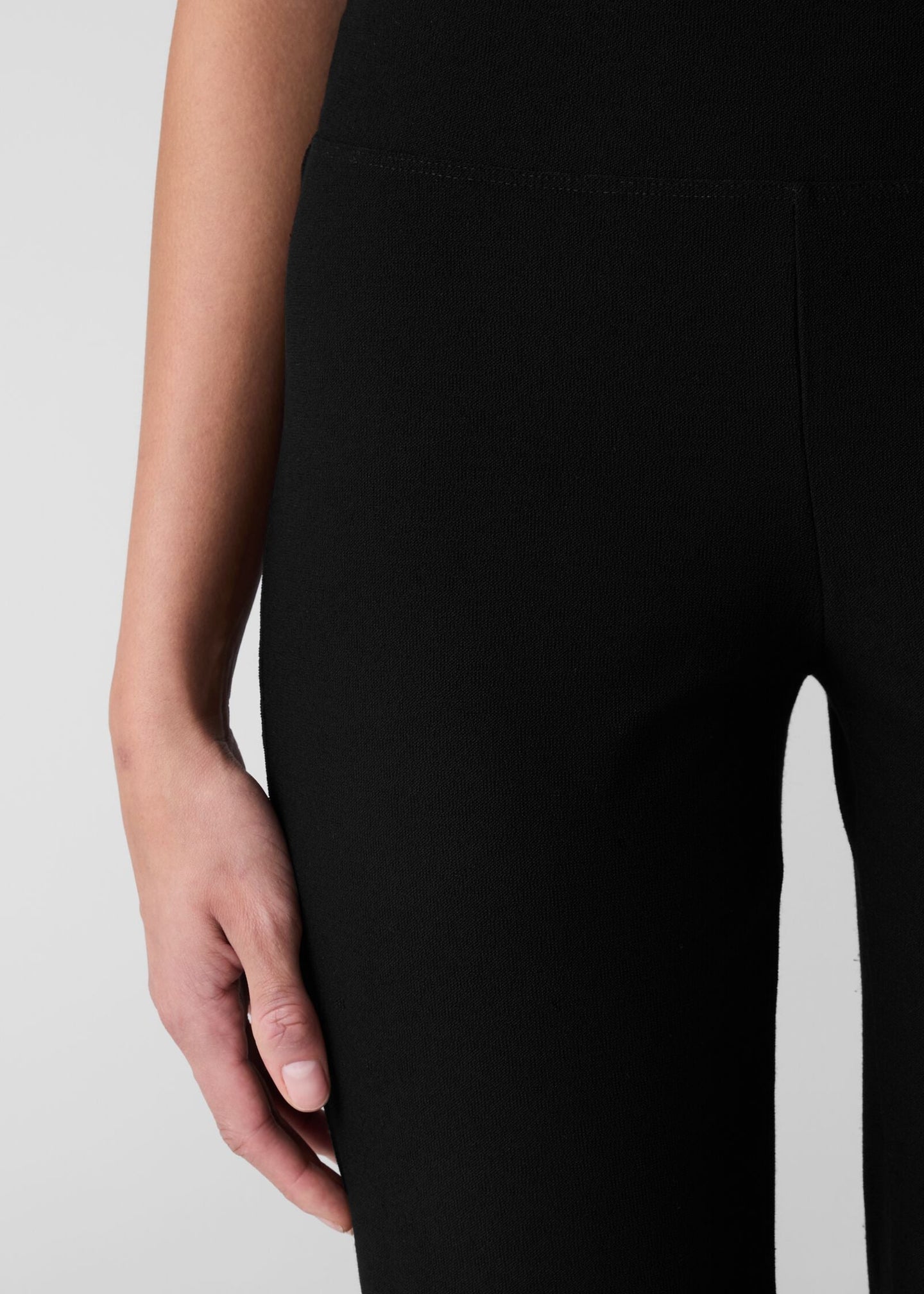 Eileen Fisher - Washable Stretch Crepe High-Waisted Pant