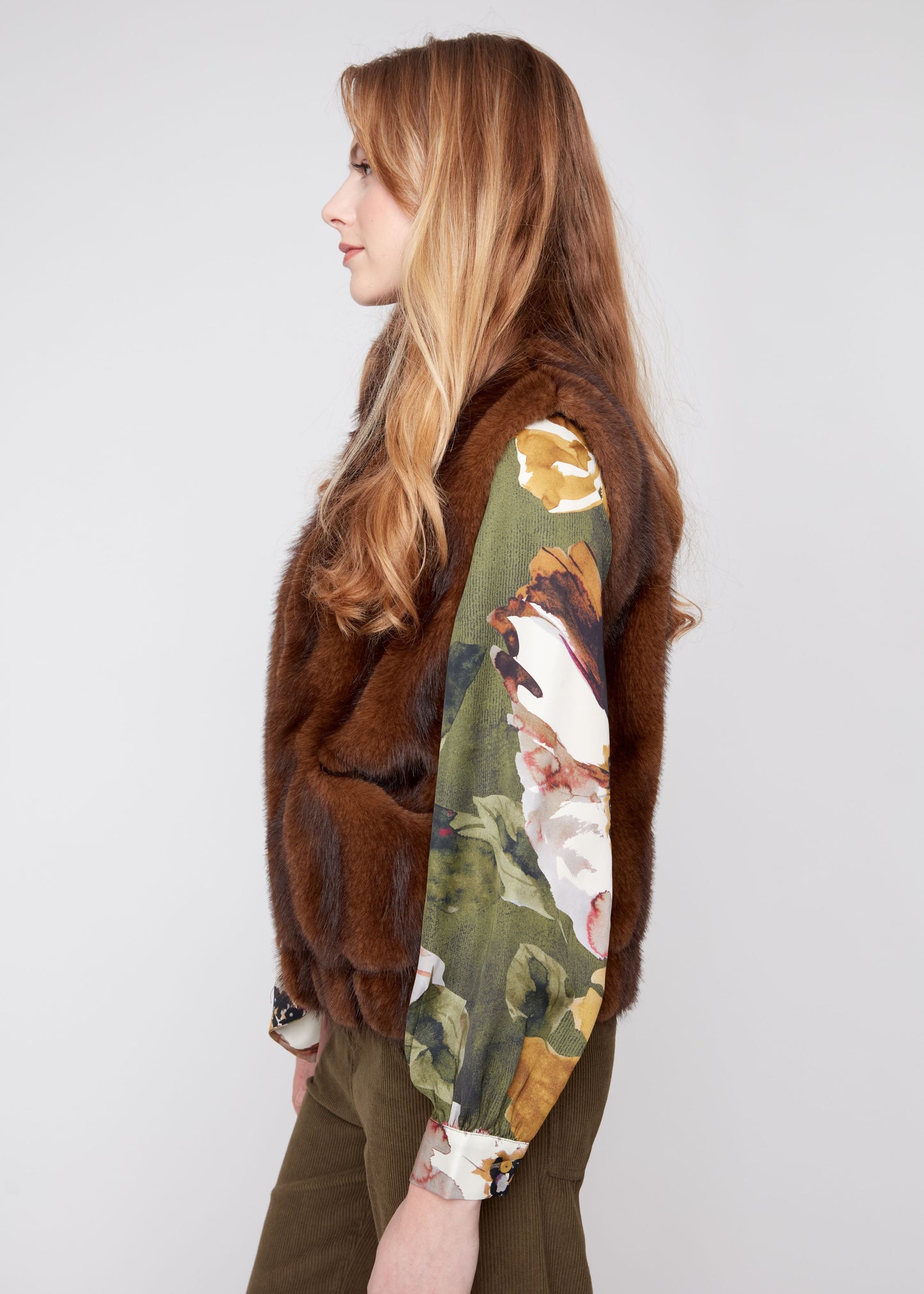 Renuar - Mink Look Faux Fur Vest