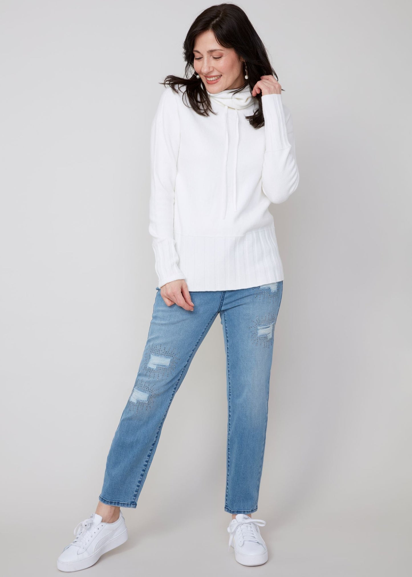 Renuar - Cowl Neck Sweater - SALE