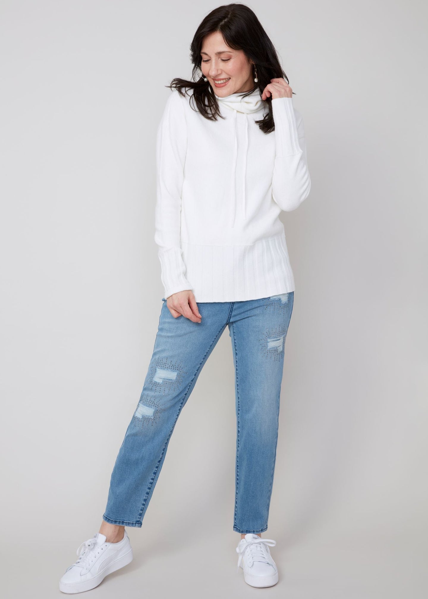 Renuar - Cowl Neck Sweater - SALE