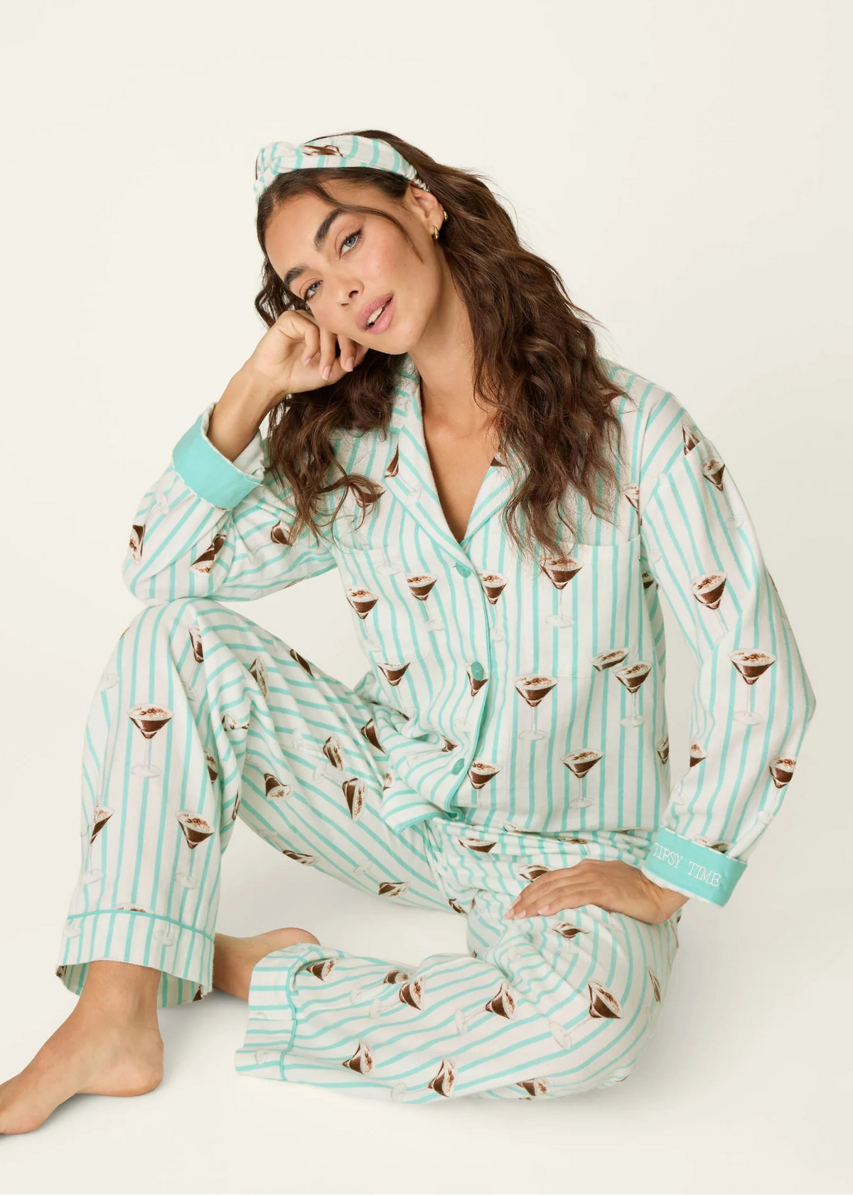 PJ Salvage - Espresso Martini 3-Piece Flannel PJ Set
