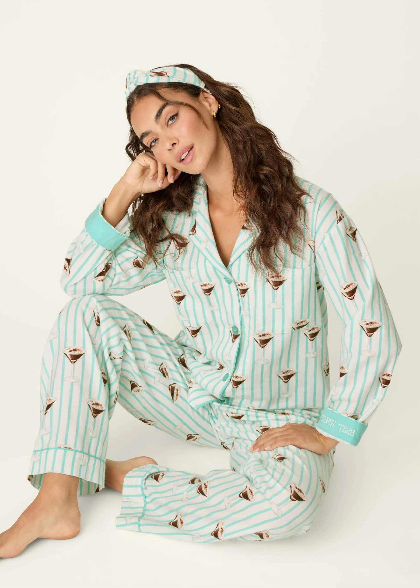 PJ Salvage - Espresso Martini 3-Piece Flannel PJ Set