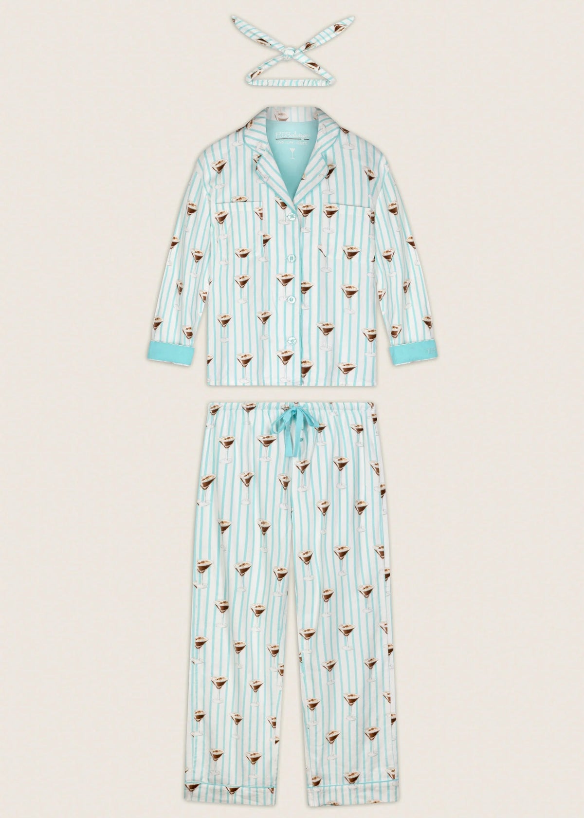 PJ Salvage - Espresso Martini 3-Piece Flannel PJ Set