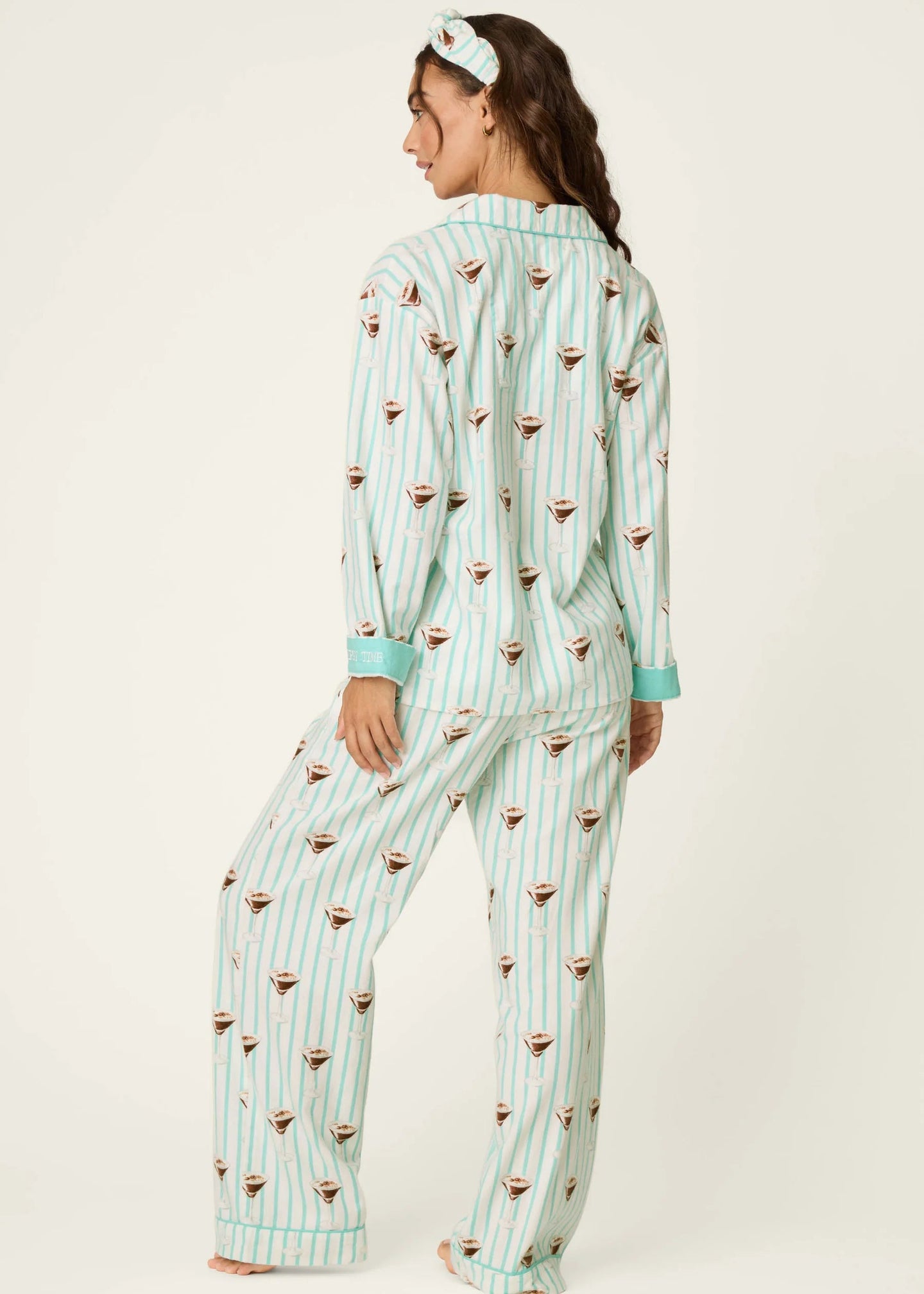 PJ Salvage - Espresso Martini 3-Piece Flannel PJ Set