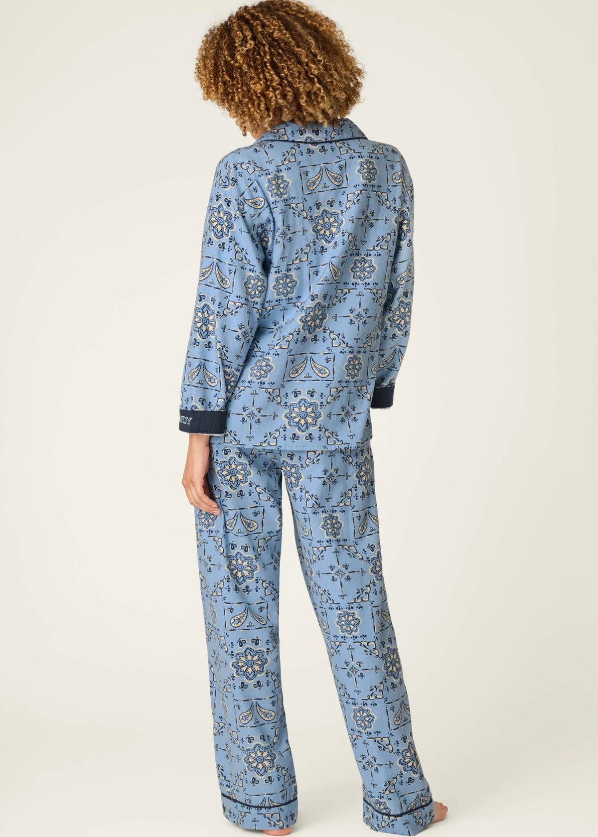 PJ Salvage - Classic Paisley Bandana 3-Piece Flannel PJ Set