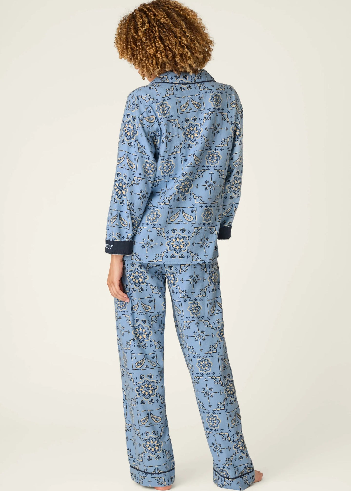 PJ Salvage - Classic Paisley Bandana 3-Piece Flannel PJ Set