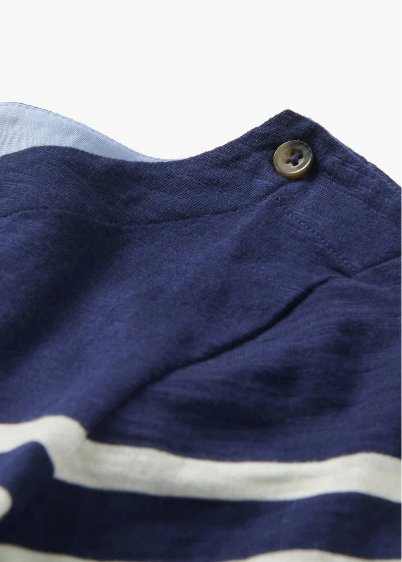 Hatley - Button Breton Striped Top