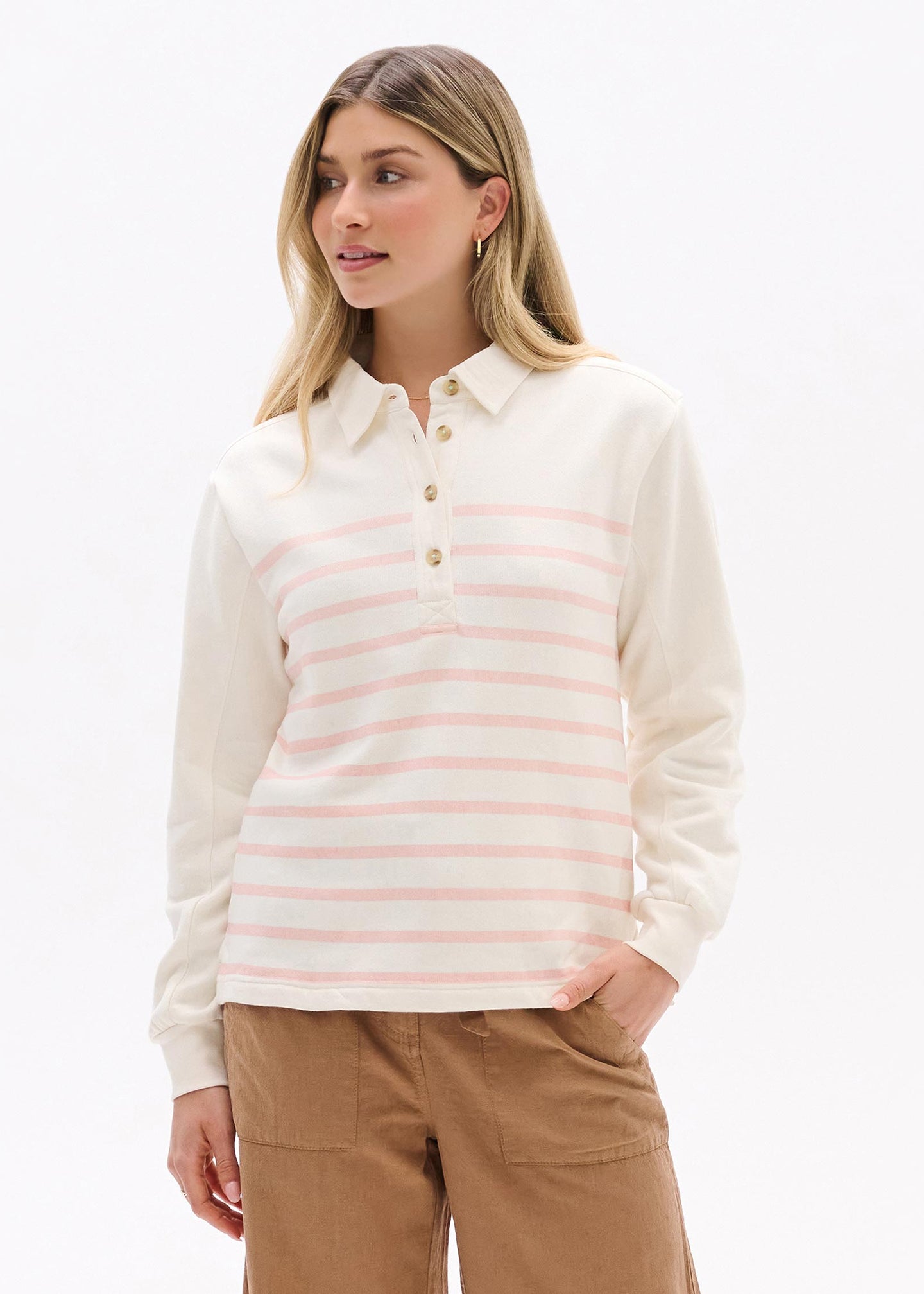 Hatley - Coco Polo Striped Top