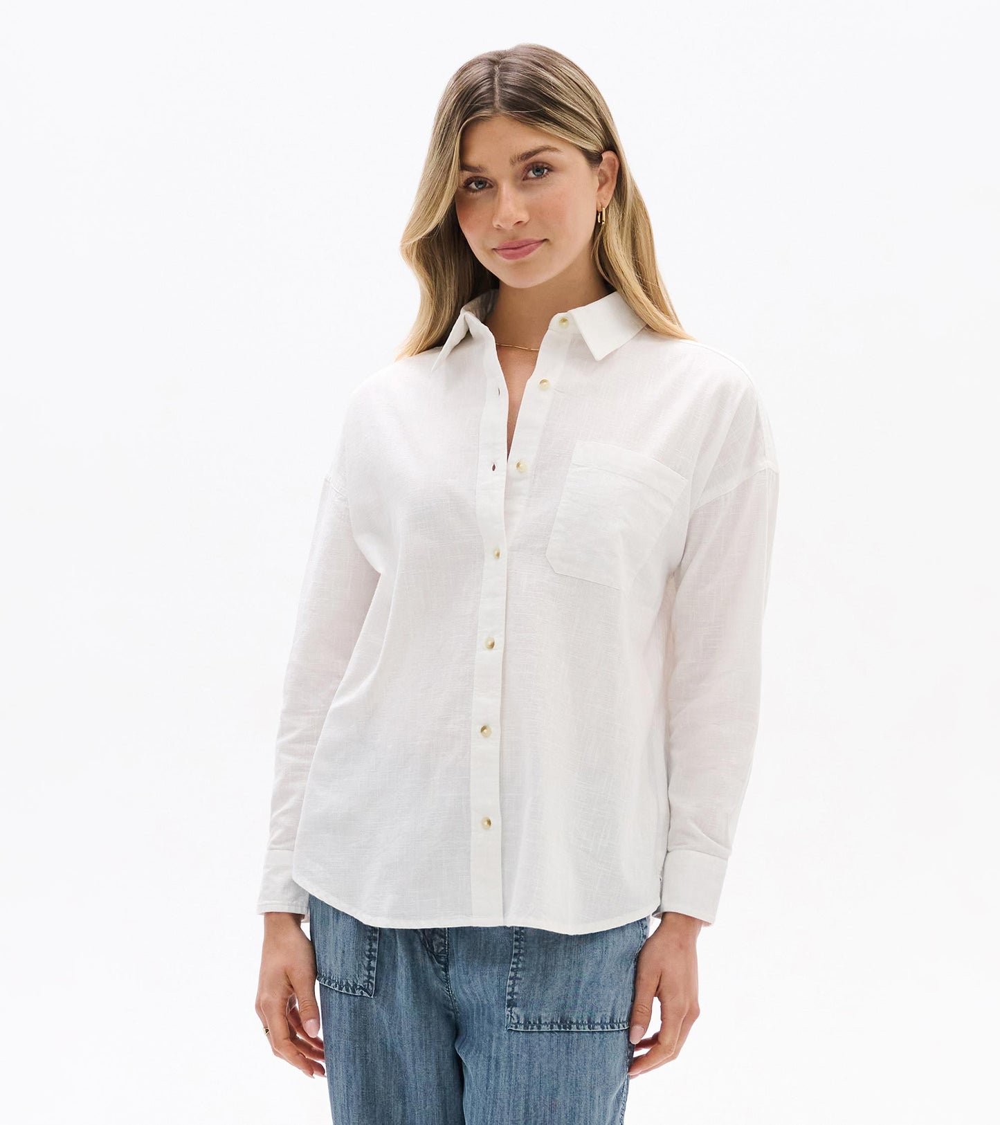 Hatley - Relaxed Button Down White
