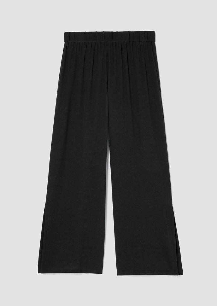 Eileen Fisher - Silk Georgette Crepe Pant with Slits