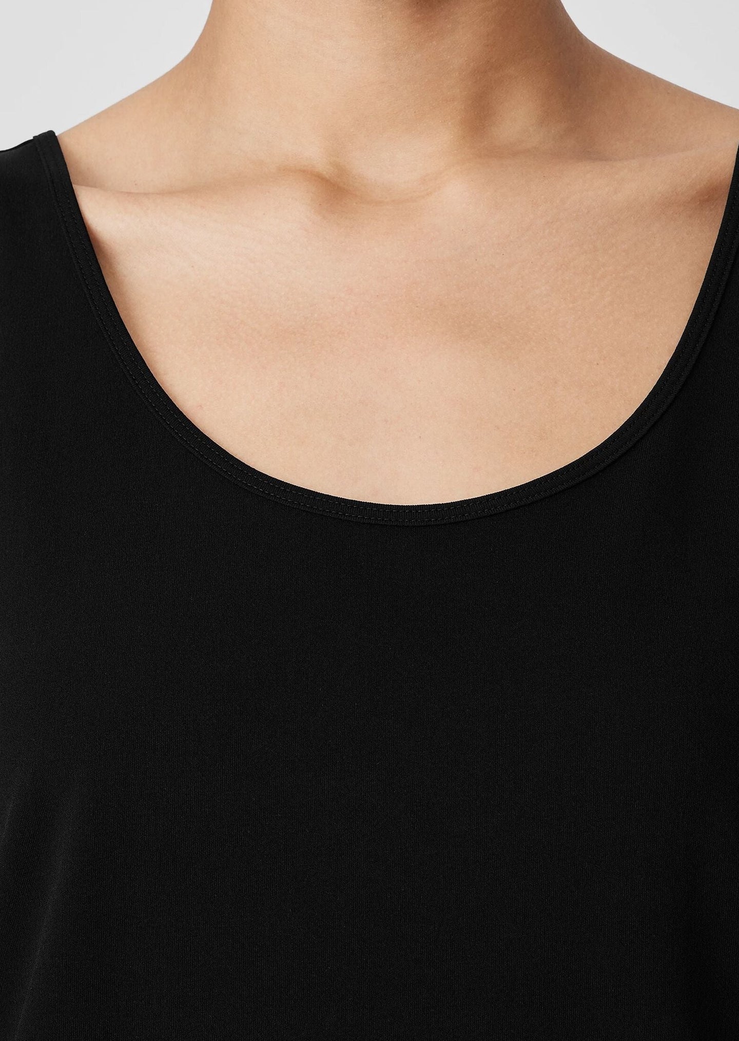 Eileen Fisher Stretch Silk Jersey Scoop Neck Tank – Shepherd's