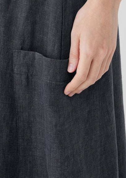Eileen Fisher - Washed Organic Linen Délavé Cargo Skirt