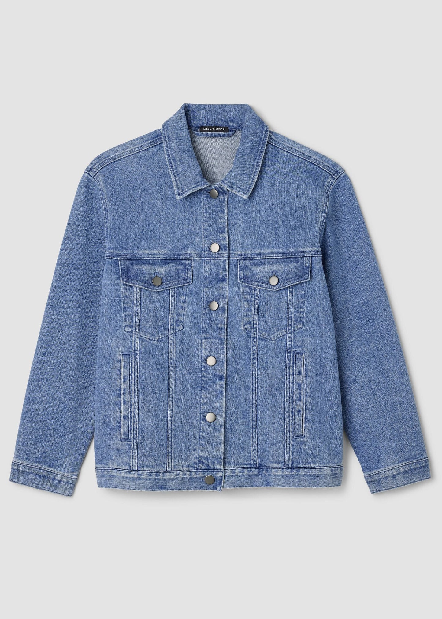 Eileen Fisher - Cotton Stretch Denim Jacket