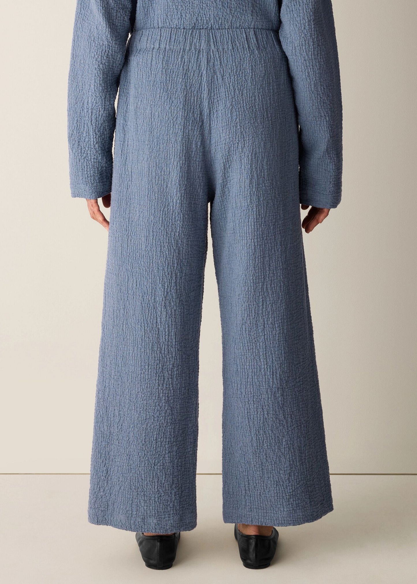 Eileen Fisher - Organic Cotton Doubleweave Wide-Leg Pant