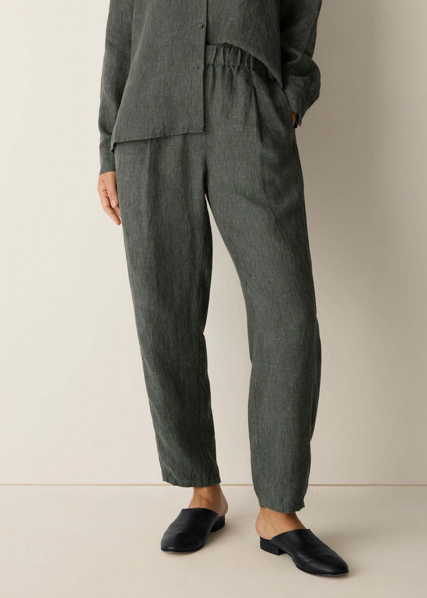 Eileen Fisher - Ankle Pleated Lantern Pant