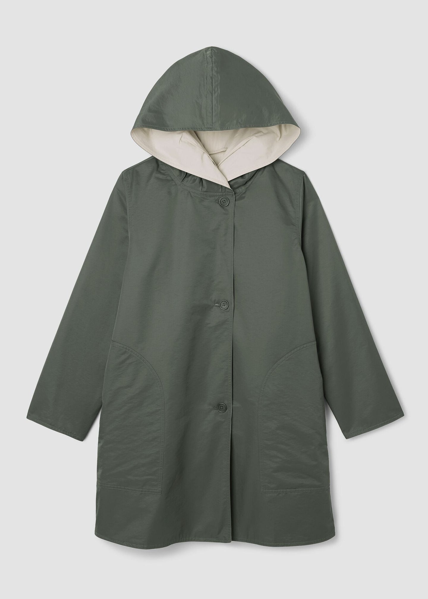 Eileen Fisher - Reversible Hooded Coat