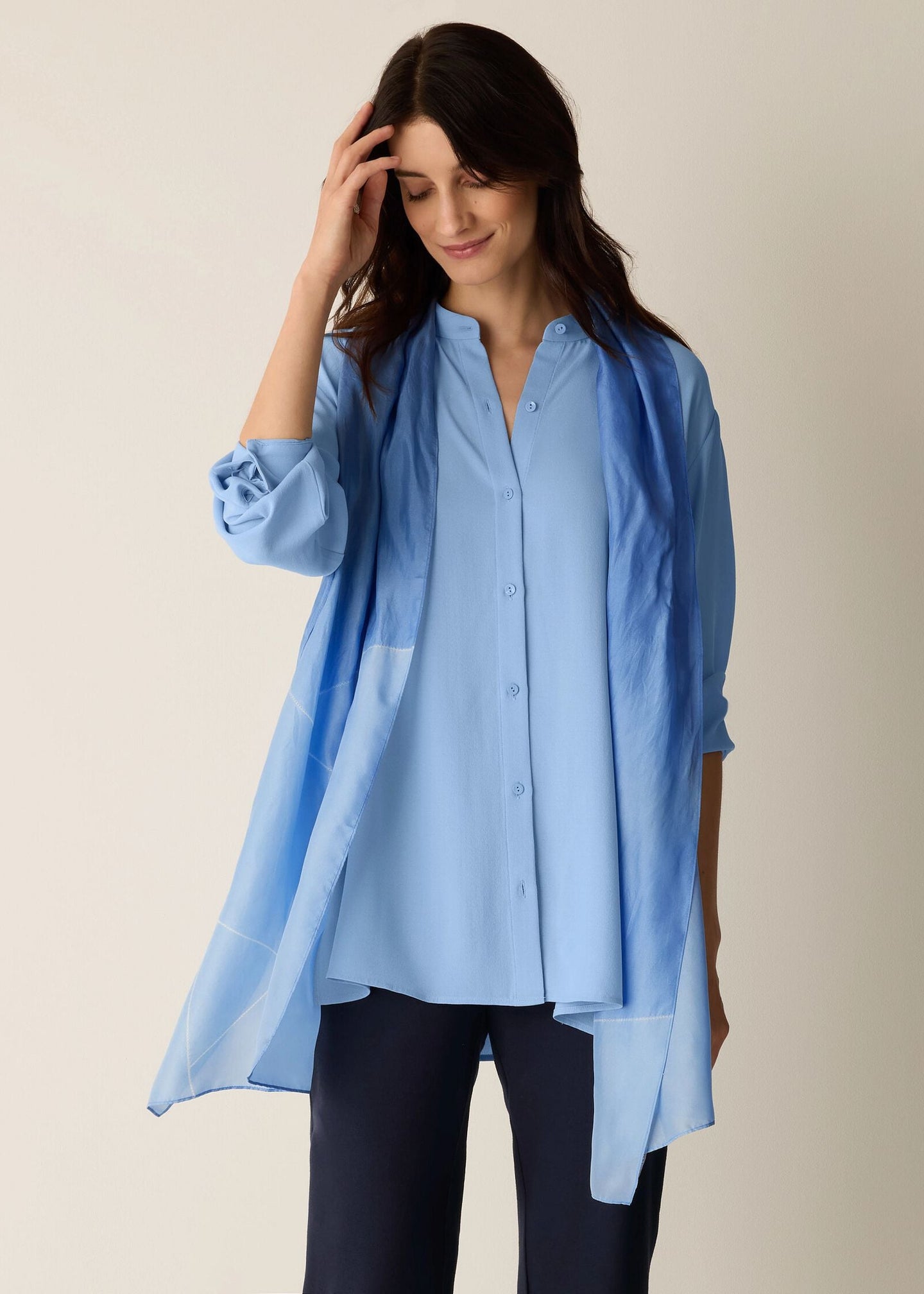 Eileen Fisher - Hand-Dyed Silk Scarf