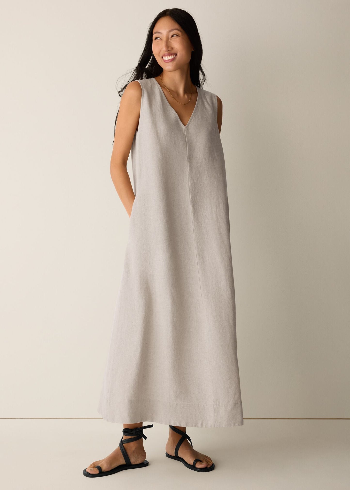 Eileen Fisher - Organic Linen Easy Dress