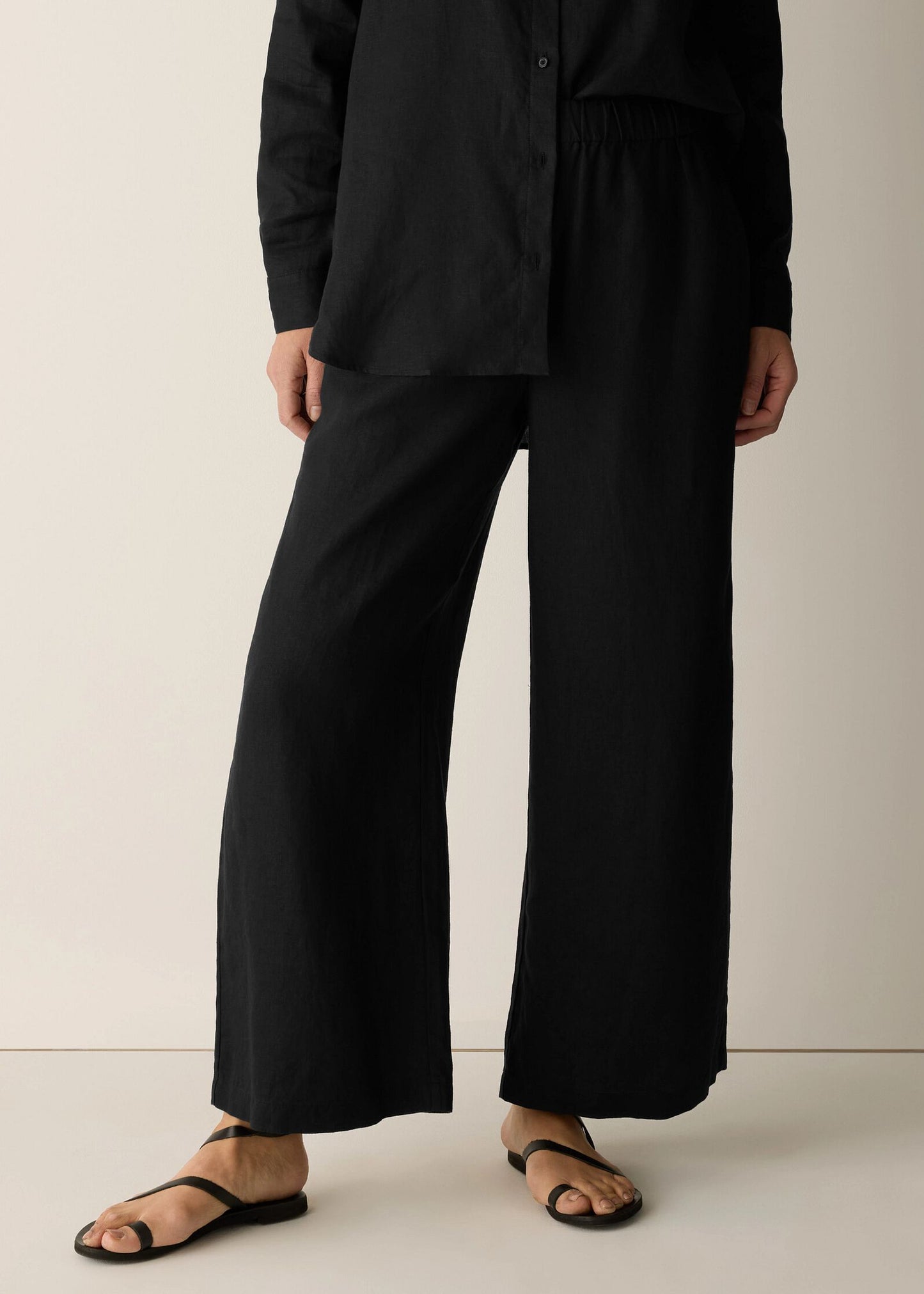 Eileen Fisher - Organic Linen Wide-Leg Pant