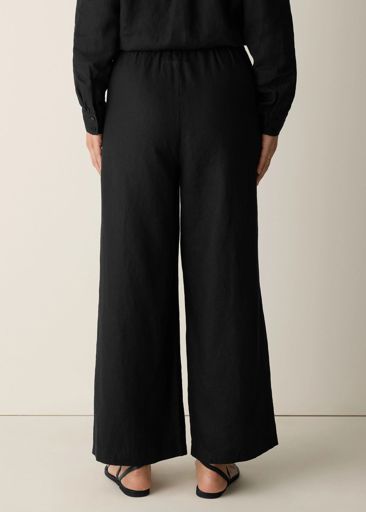 Eileen Fisher - Organic Linen Wide-Leg Pant