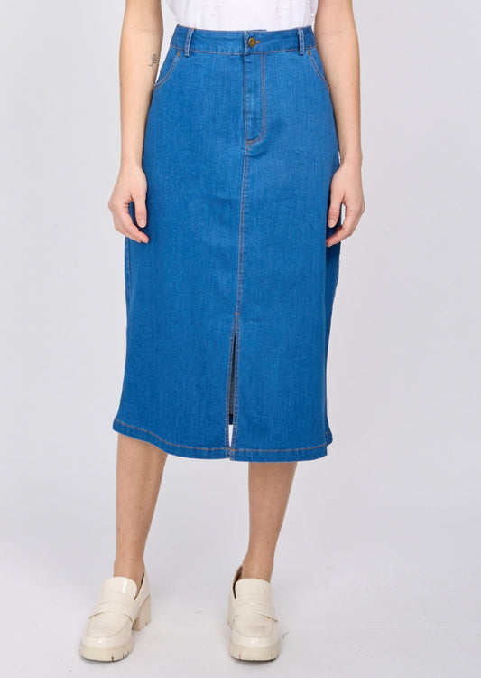 Emproved - A-Line Denim Long Skirt