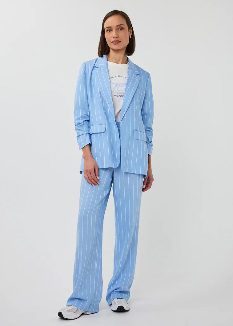 Esqualo - Striped Linen Blazer
