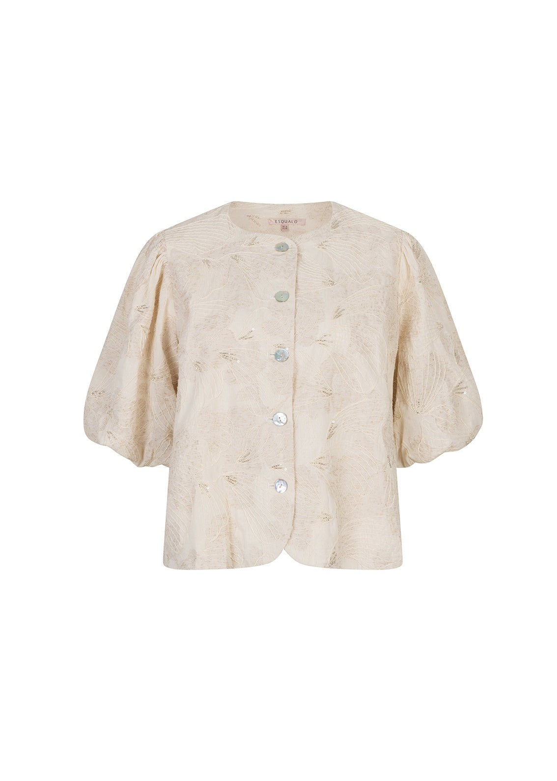 Esqualo - Textured Shell Balloon Top