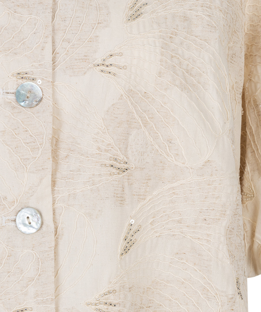 Esqualo - Textured Shell Balloon Top