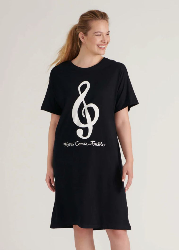 Little Blue House - Here Comes Treble Women's Sleepshirt